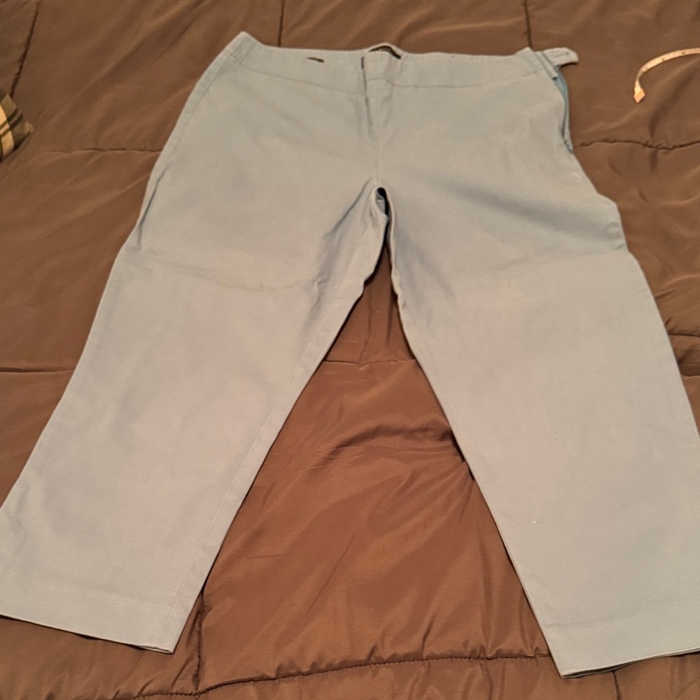 Talbots Women's Sky Blue Capris